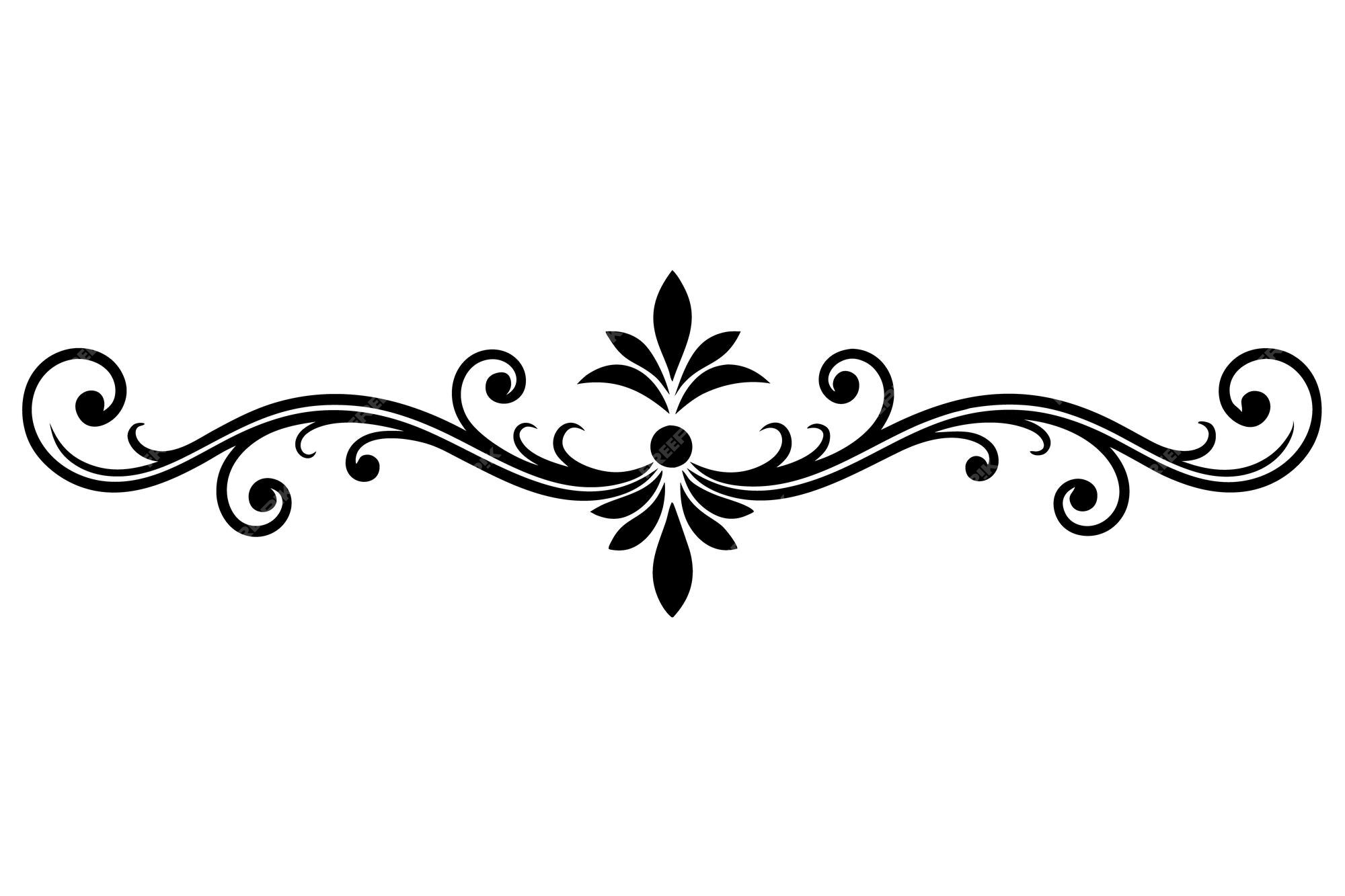 baroque dividers ornate vector art illustration 1167562 6802
