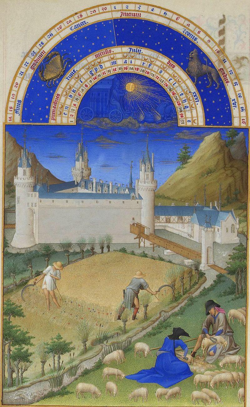 cervenec Les Trs Riches Heures du duc de Berry juillet