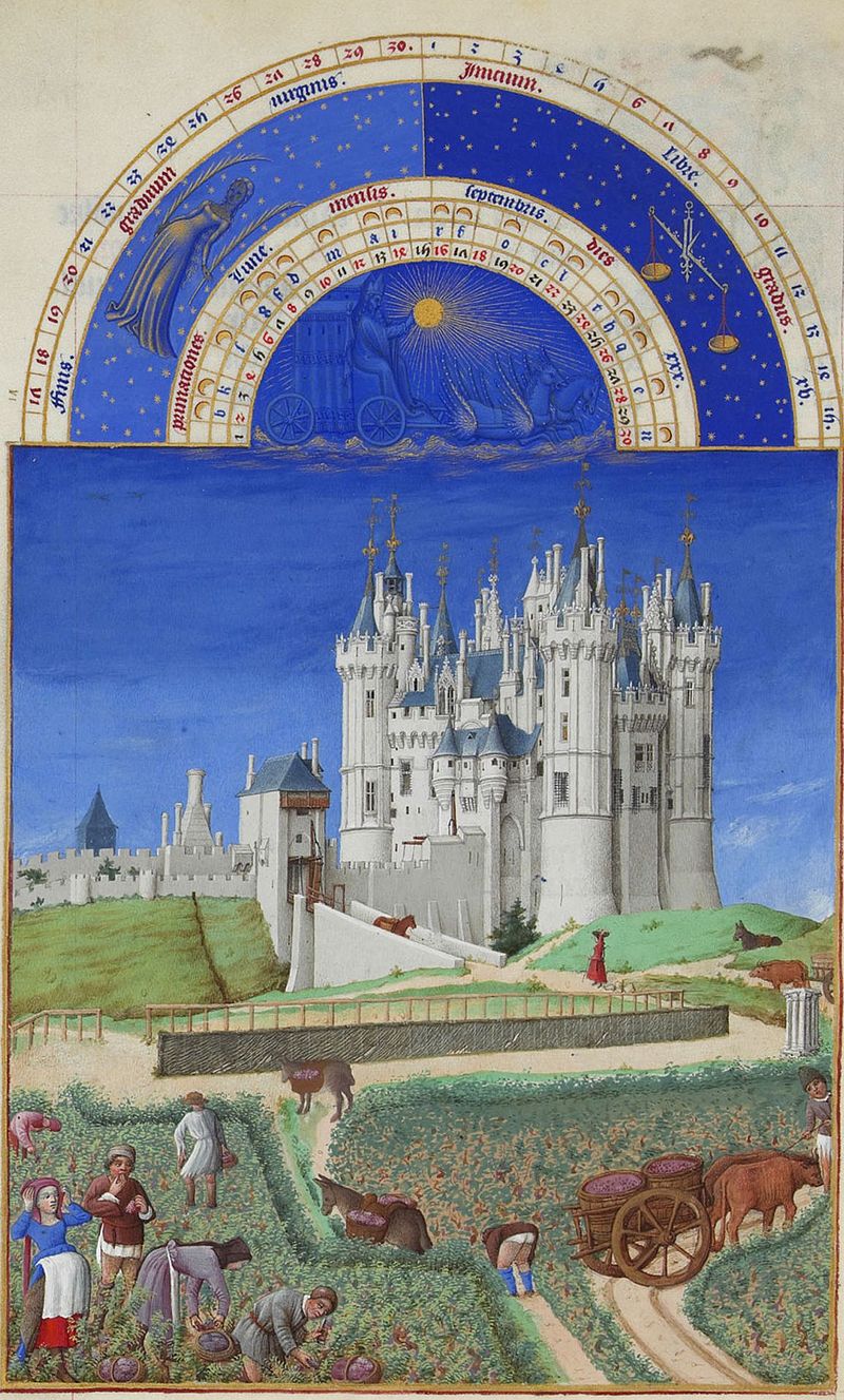 zari Les Trs Riches Heures du duc de Berry septembre